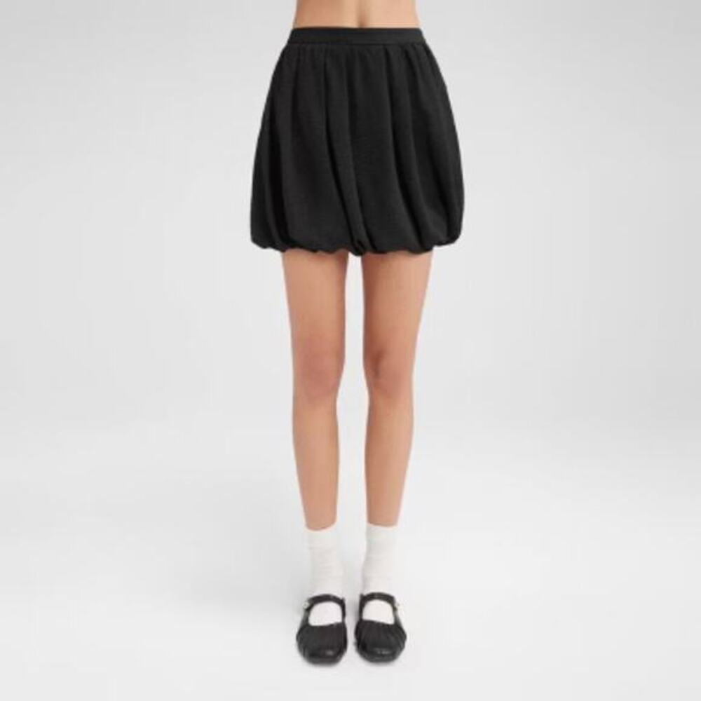 Wild Fable Women's‎ Bubble Mini Skirt Black Size Medium